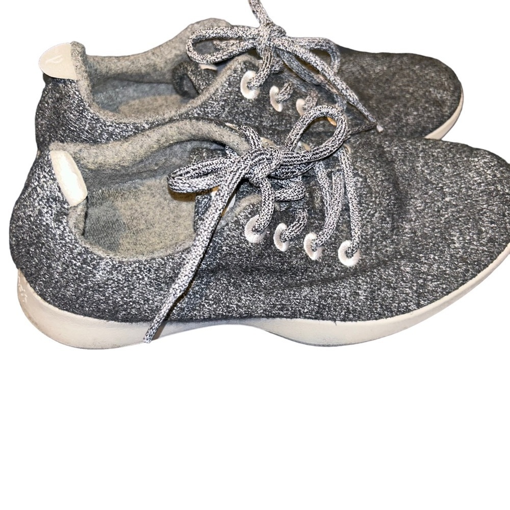 Allbirds Wool Runners Natural Gray Sole Sneakers women size 8